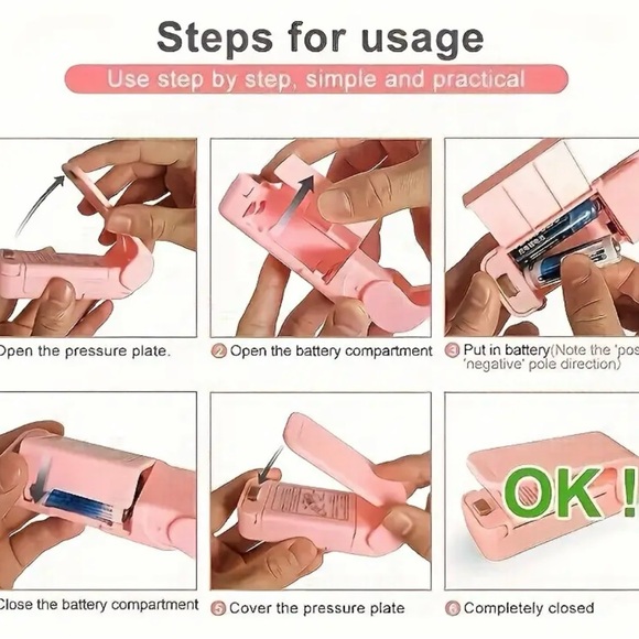 New - Effortless Vacuum Food Sealer Machine - Secure Heat Seal for Preservation - Picture 4 of 7